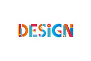 Design Word Abstract Sign
