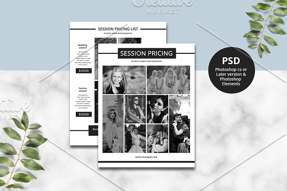 Photography Price List Flyer - V930 in Flyer Templates - product preview 1