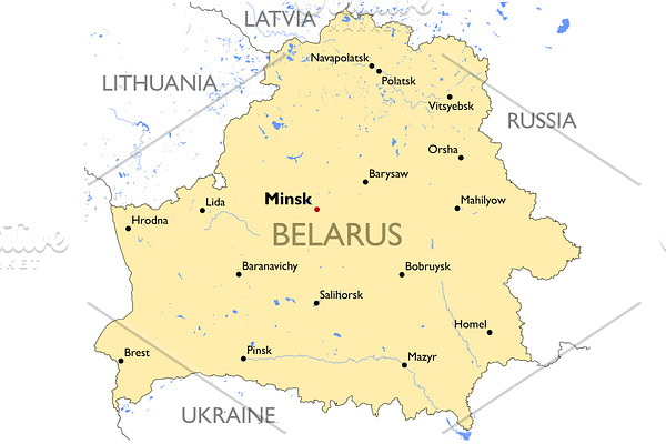 Belarus map