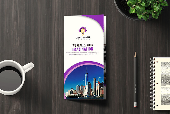 Corporate Trifold Brochure Design in Brochure Templates - product preview 2