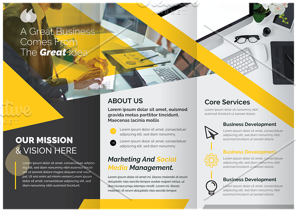 Trifold Brochure in Brochure Templates - product preview 6