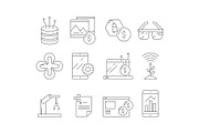Business and technology icons
