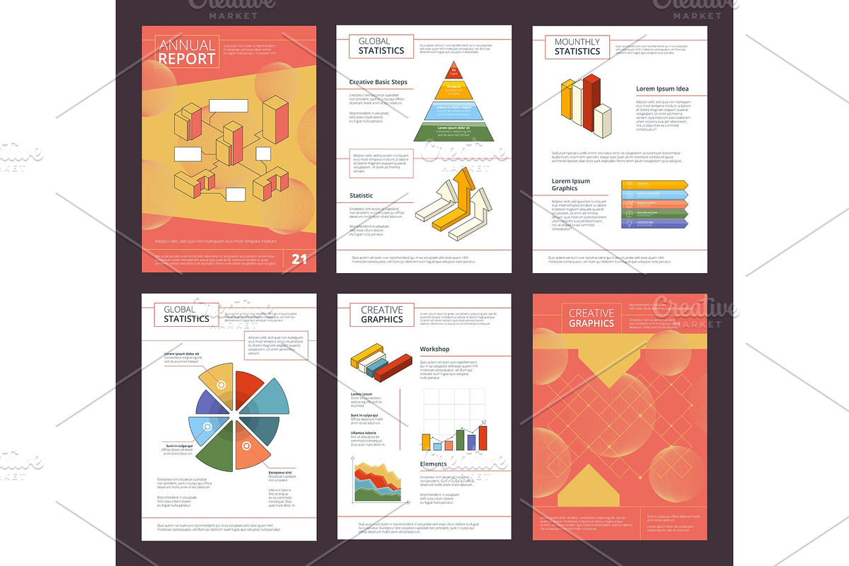 Annual report design. Business in Graphics - product preview 8