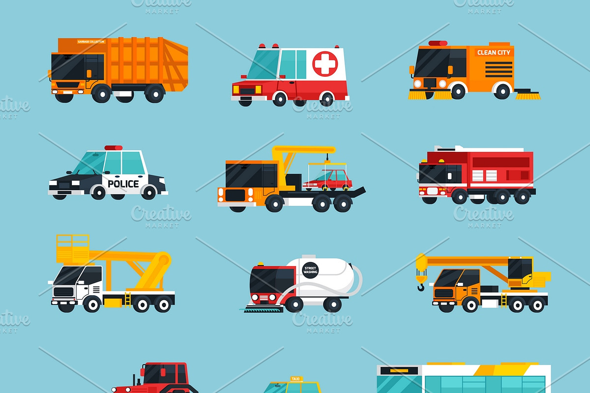 Special and emergency transport in Icons - product preview 8