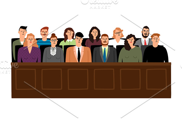 Jury in court trial