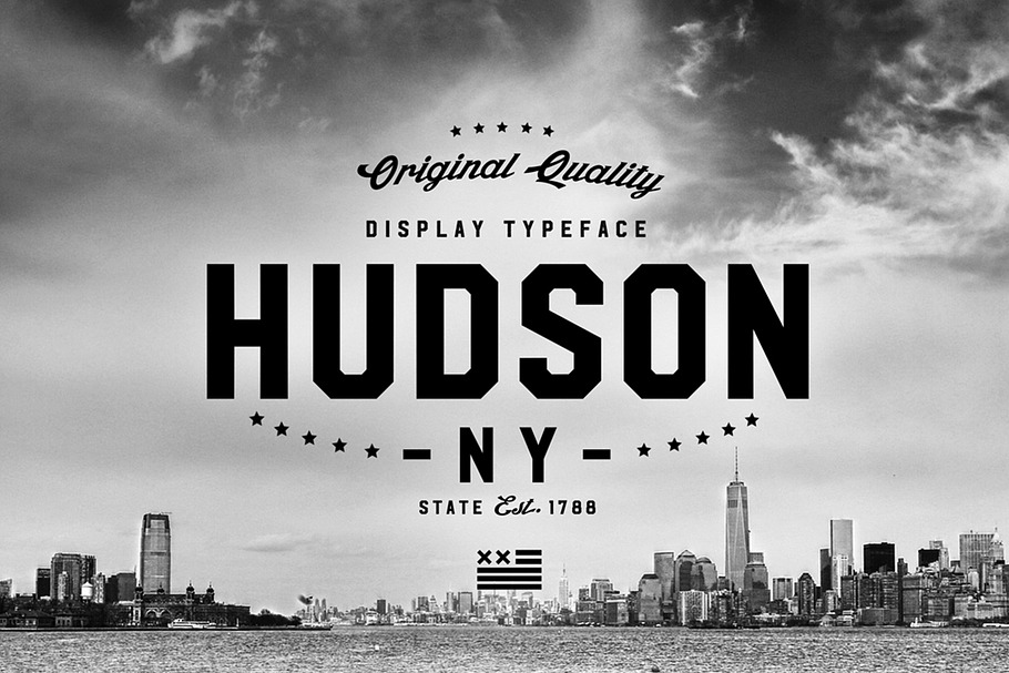 HUDSON NY FAMILY in Display Fonts - product preview 8