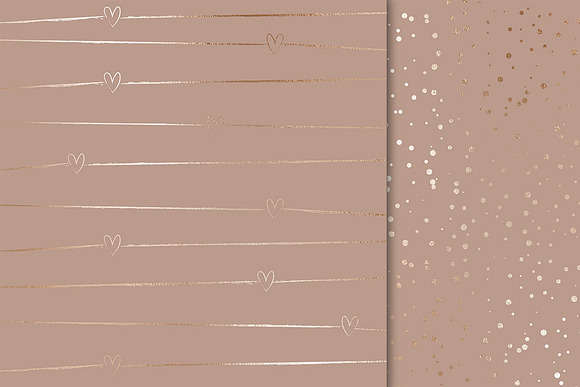 Rose Gold Marble Foil Textures in Textures - product preview 5