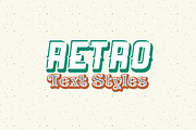 Photoshop Retro Text Styles