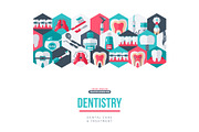Dentistry tooth care banner