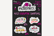 Menopause Hand Drawn Infographic