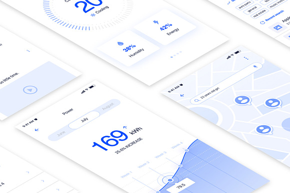 Hoki Mobile Wireframe Kit in Wireframe Kits - product preview 1