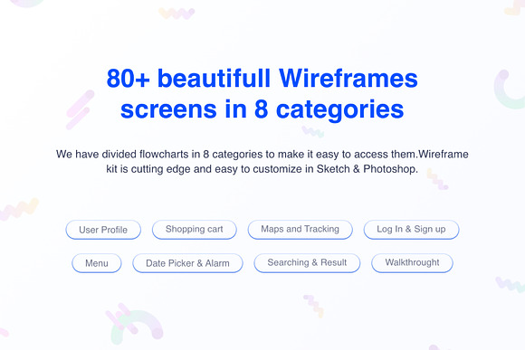 Hoki Mobile Wireframe Kit in Wireframe Kits - product preview 2