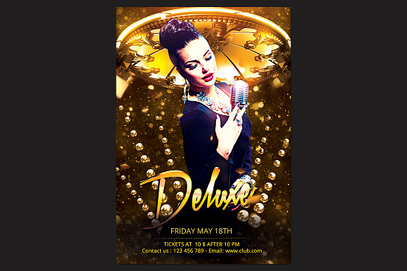 Deluxe Party Flyer in Flyer Templates - product preview 1