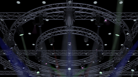 TV Studio Stage Truss and Lights in Photoshop Brushes - product preview 6
