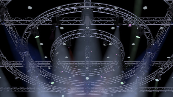TV Studio Stage Truss and Lights in Photoshop Brushes - product preview 7