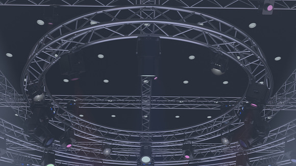TV Studio Stage Truss and Lights in Photoshop Brushes - product preview 10