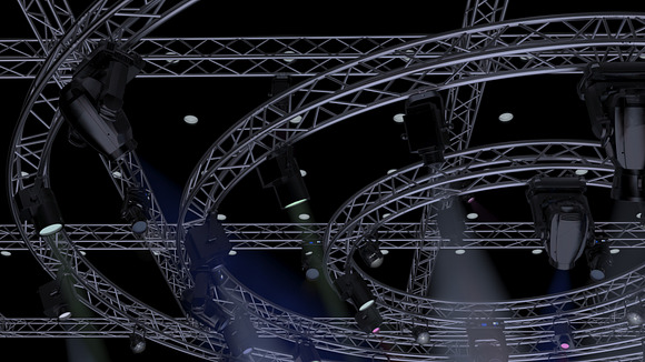 TV Studio Stage Truss and Lights in Photoshop Brushes - product preview 12