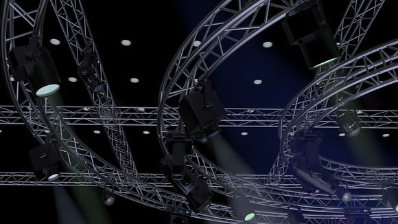 TV Studio Stage Truss and Lights in Photoshop Brushes - product preview 16