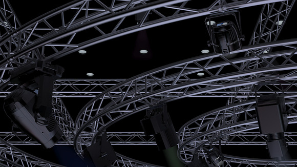 TV Studio Stage Truss and Lights in Photoshop Brushes - product preview 17