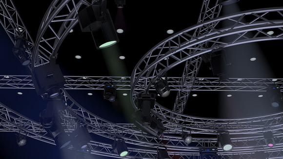 TV Studio Stage Truss and Lights in Photoshop Brushes - product preview 19