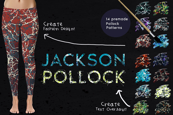 75 Jackson Pollock Photoshop Brushes in Photoshop Brushes - product preview 4
