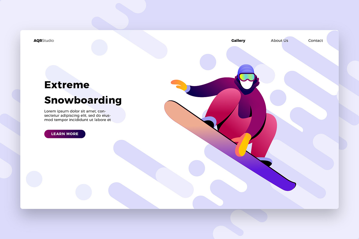 snowboard 1 - Banner & Landing Page in Web Elements - product preview 8