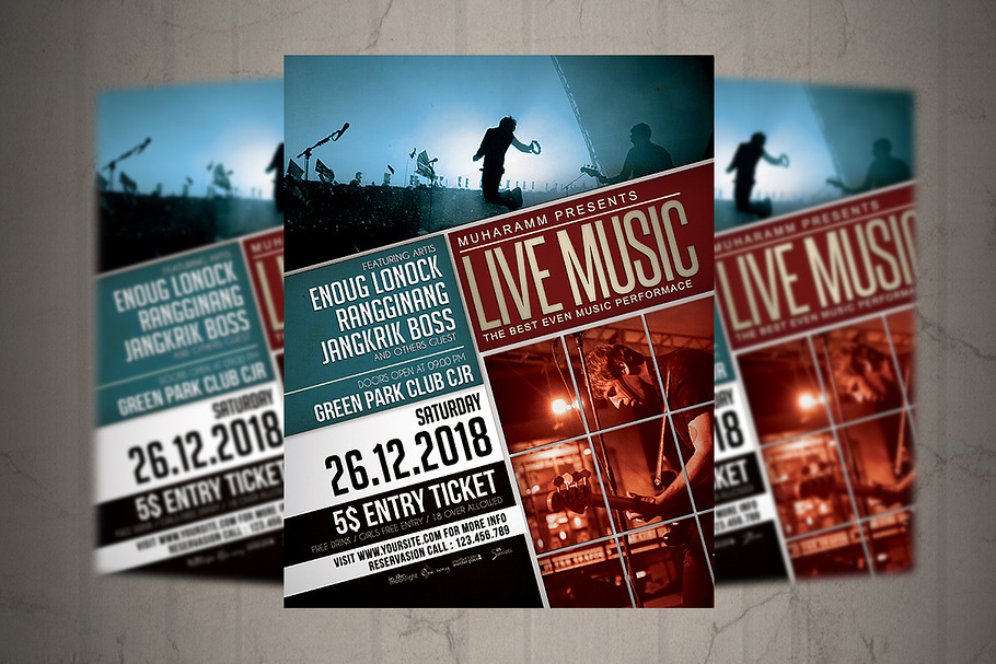 Live Music Flyer / Poster