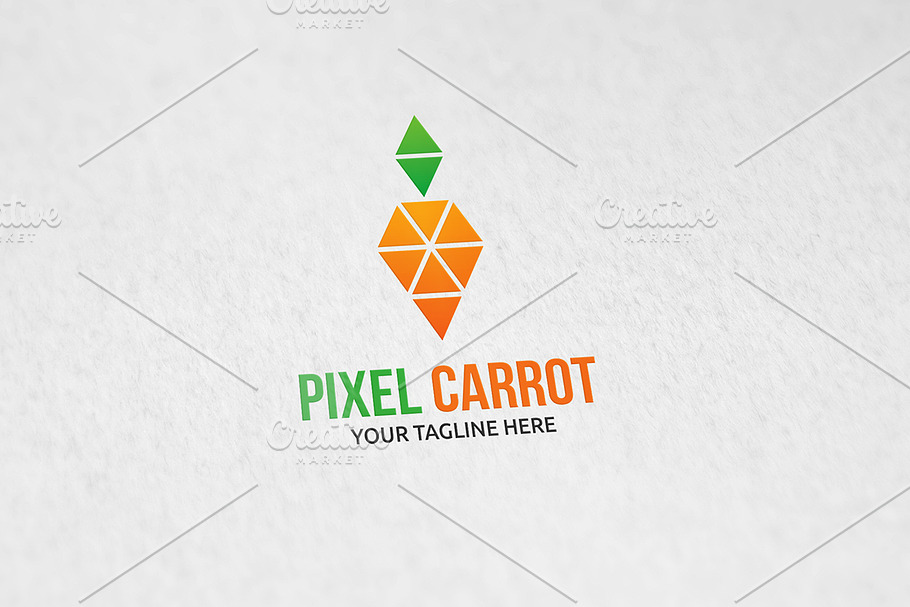 Pixel Carrot - Logo Template
