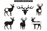 Deer svg,Reindeer svg,Cricut files