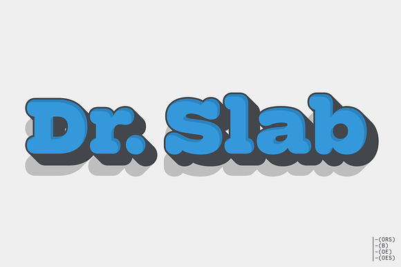 Dr. Slab in Outline Fonts - product preview 1