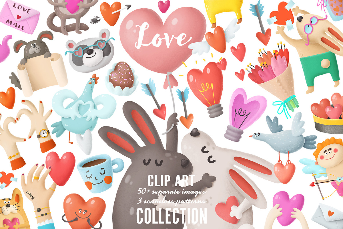 Love clipart bundle in Objects - product preview 8