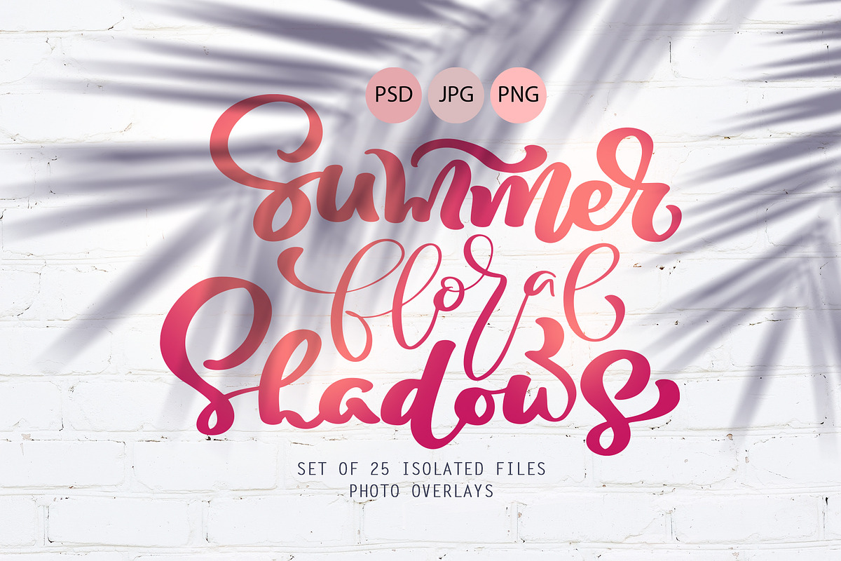 Summer floral shadows in Objects - product preview 8