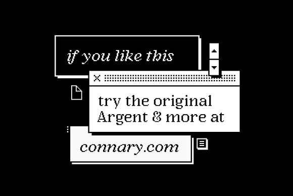 Argent Pixel CF bitmap serif font in Roman Fonts - product preview 7