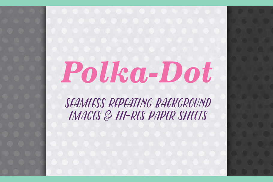 Lovely Polka Dot - seamless patterns