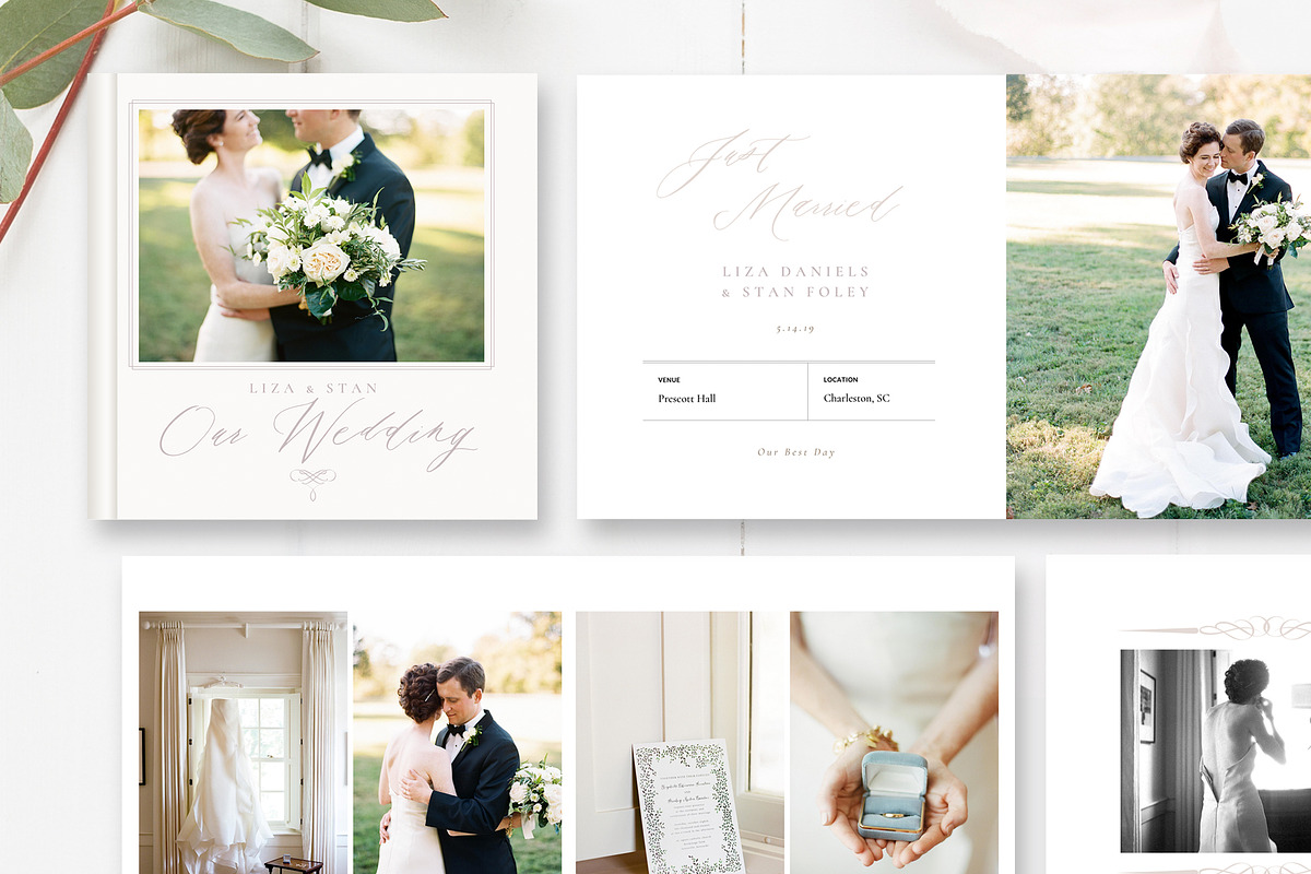 Wedding Album Template PSD in Magazine Templates - product preview 8