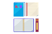ABC Book or Copybook and Spiral
