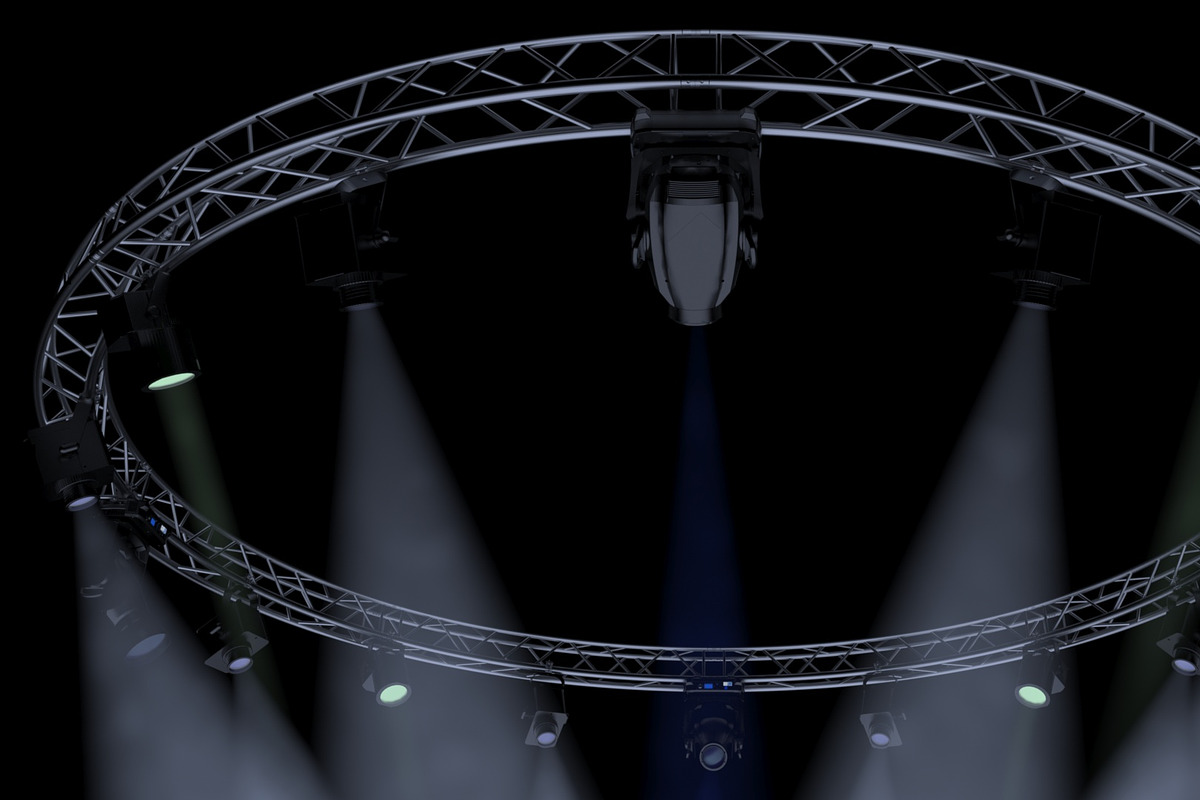 Circle Square Truss 700cm-StageLight in Templates - product preview 8