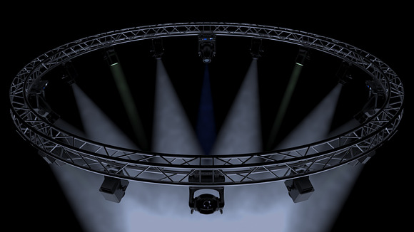 Circle Square Truss 700cm-StageLight in Templates - product preview 5