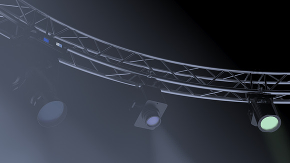 Circle Square Truss 700cm-StageLight in Templates - product preview 9