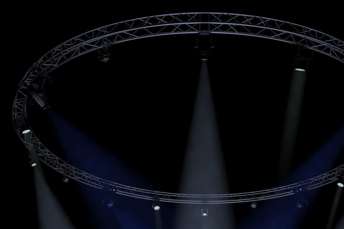 Circle Square Truss1000cm-StageLight in Electronics - product preview 8