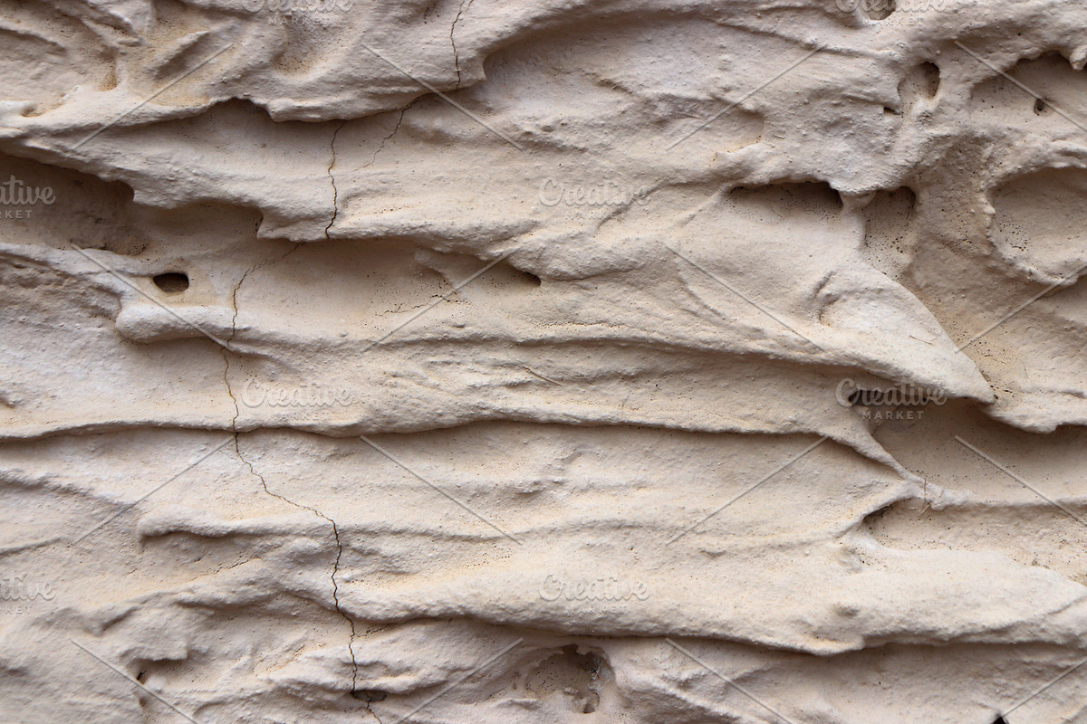 Art stucco wall texture in Textures - product preview 8