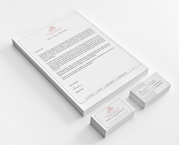 Elegante Store Stationery Set  in Stationery Templates - product preview 2