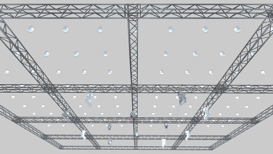 Big Square Truss-Stage Lights in Architecture - product preview 1