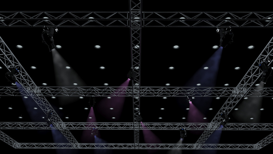 Big Square Truss-Stage Lights in Architecture - product preview 2