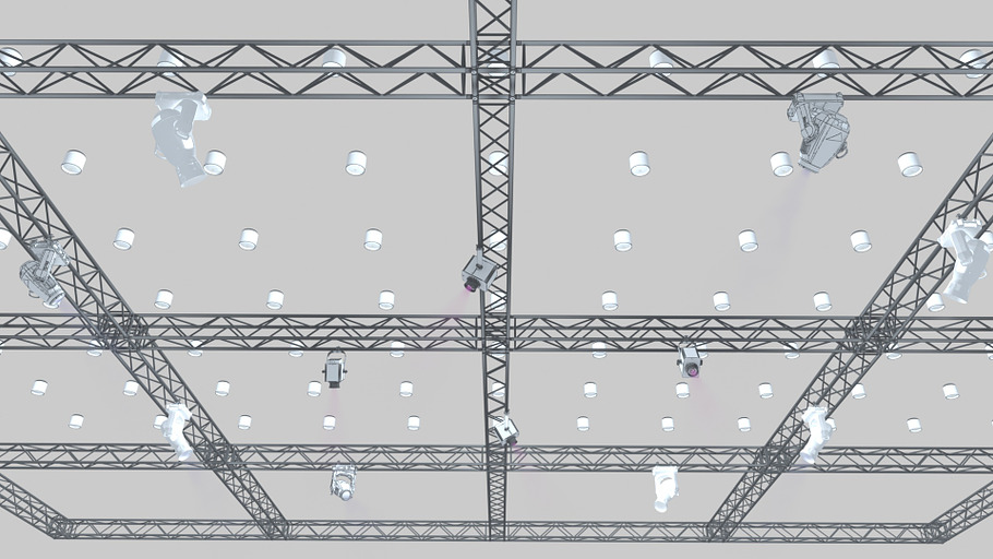 Big Square Truss-Stage Lights in Architecture - product preview 3