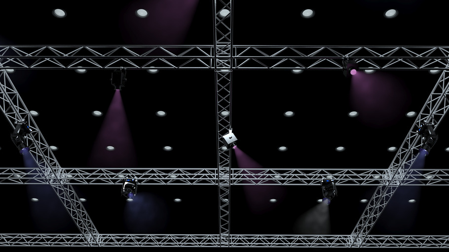 Big Square Truss-Stage Lights in Architecture - product preview 4