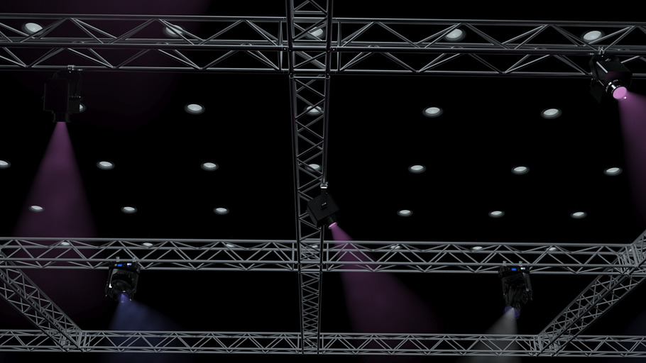 Big Square Truss-Stage Lights in Architecture - product preview 6