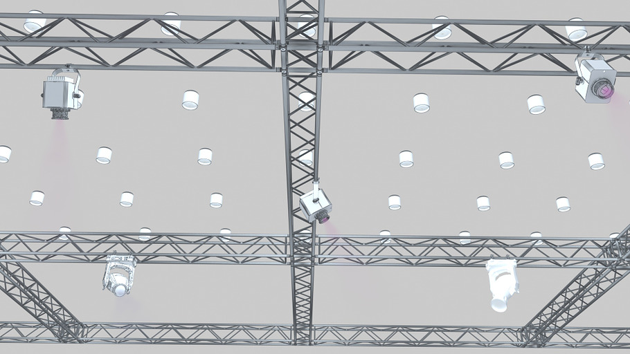 Big Square Truss-Stage Lights in Architecture - product preview 7