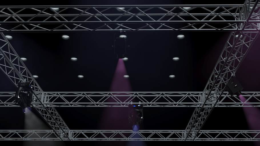 Big Square Truss-Stage Lights in Architecture - product preview 8