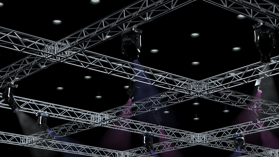 Big Square Truss-Stage Lights in Architecture - product preview 9